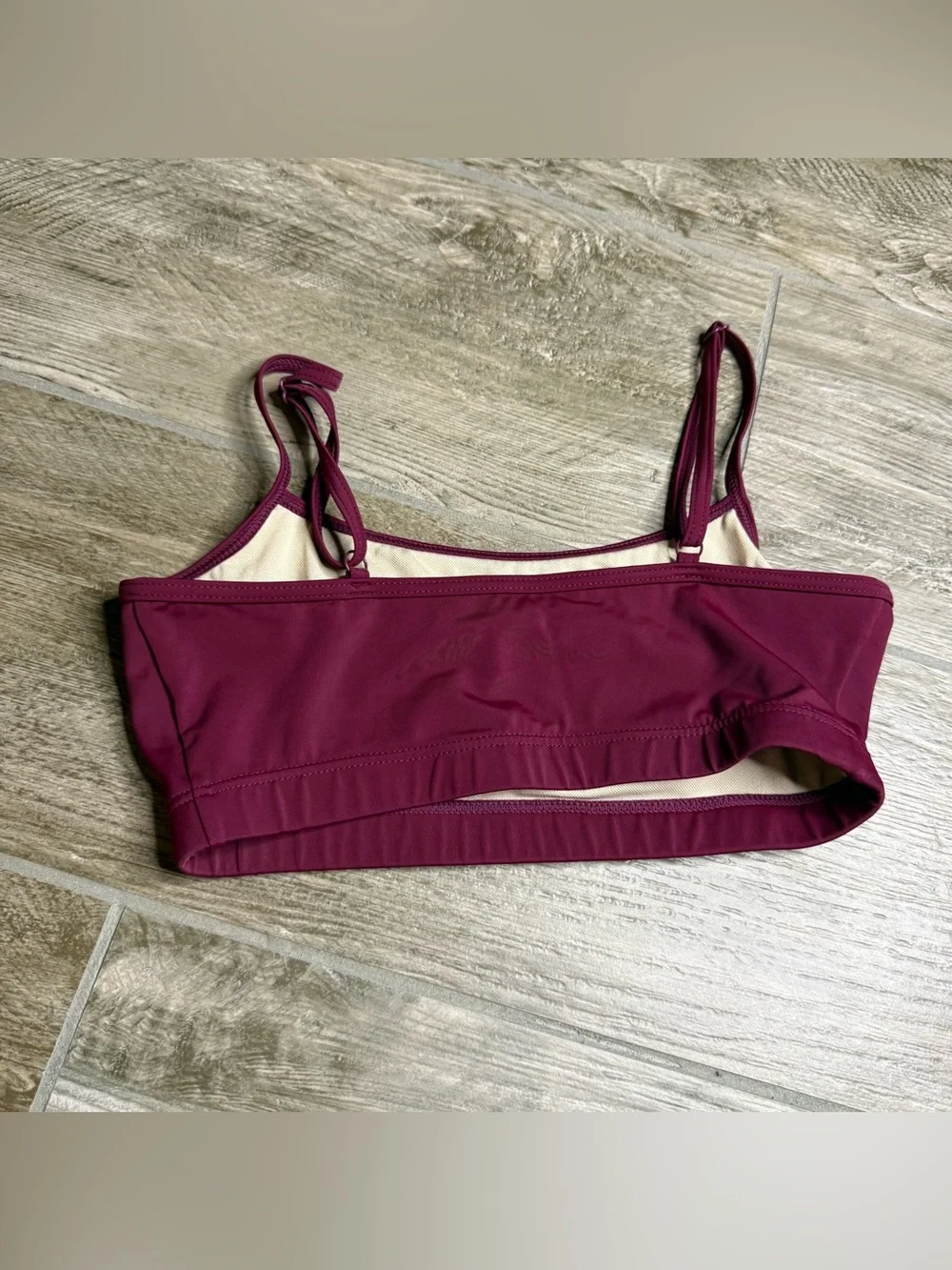 Balera Burgundy Mesh Dance Costume 3-piece set